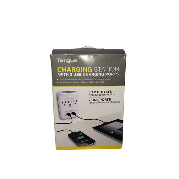 TARGUS Charging Station with 2 USB Charging Ports NEW - Picture 4 of 5